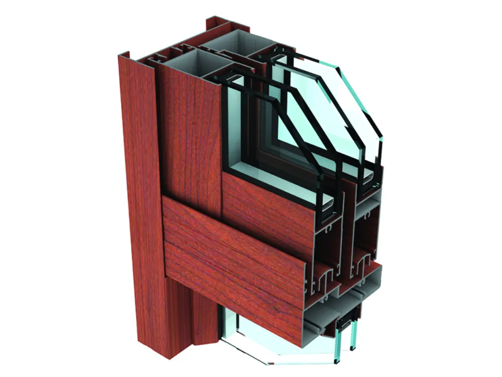 HY-2009 Glue-Injected Thermal Break Lower Mid-Rail Node