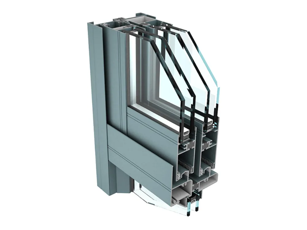 HY-2008 Glue-Injected Thermal Break Lower Mid-Rail Node