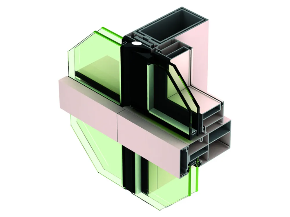 Curtain Wall Aluminum Profile Series — product evidence
