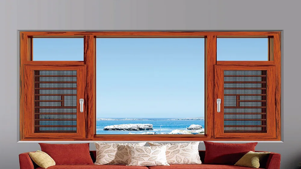 Thermal Break Casement Window with Integrated Screen Profile