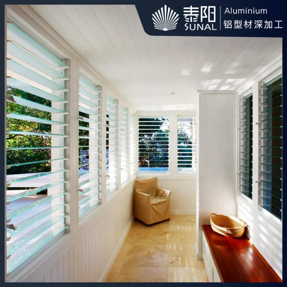 Thermal Break Aluminum Louvered Window