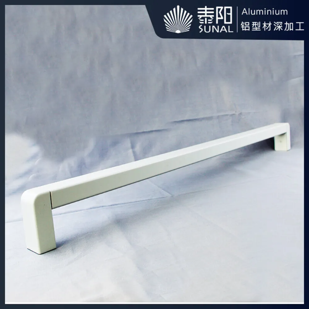 Aluminum Japanese-Style Entryway Handrail (White) — product evidence
