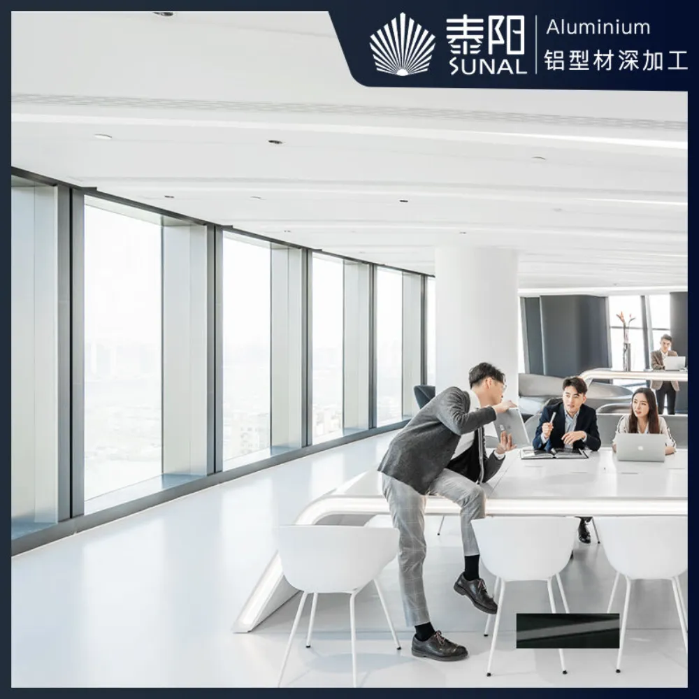 Intelligent Ventilated Double-Skin Aluminum Curtain Wall