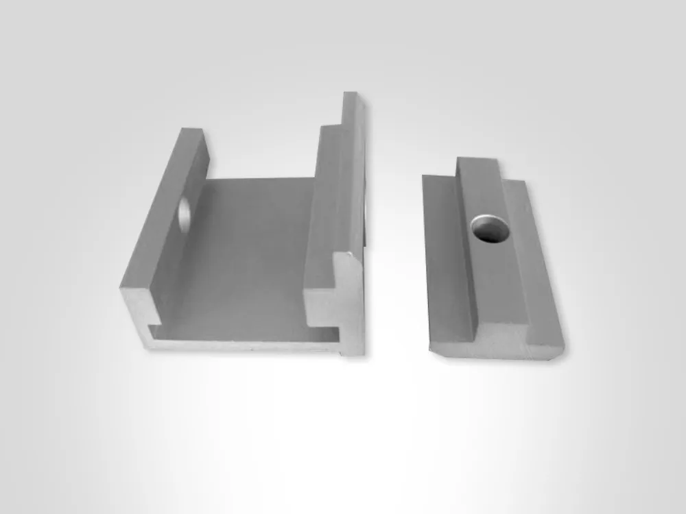 Aluminum profile, heat sink and mounting component
