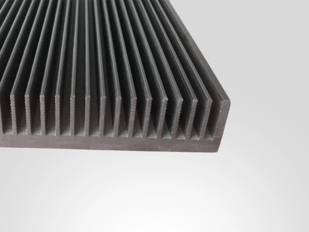 Aluminum profile, heat sink and mounting component
