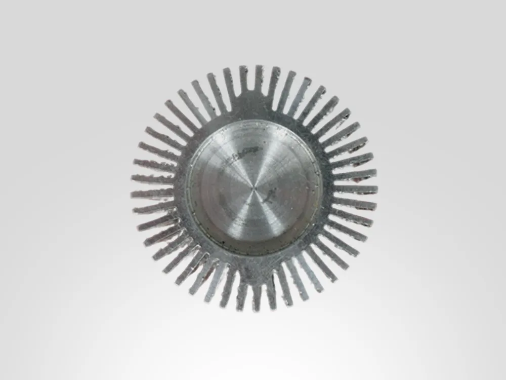 Aluminum profile, heat sink and mounting component