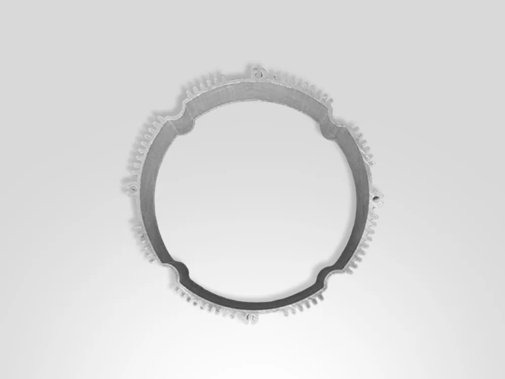 Aluminum profile, heat sink and mounting component