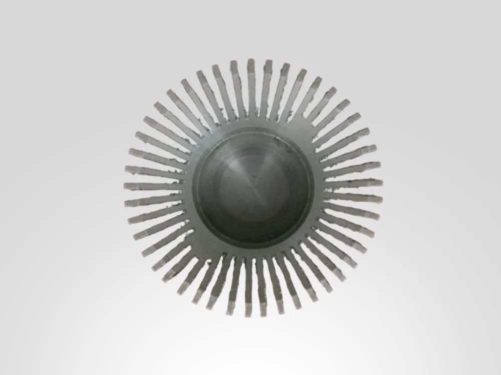 Aluminum profile, heat sink and mounting component