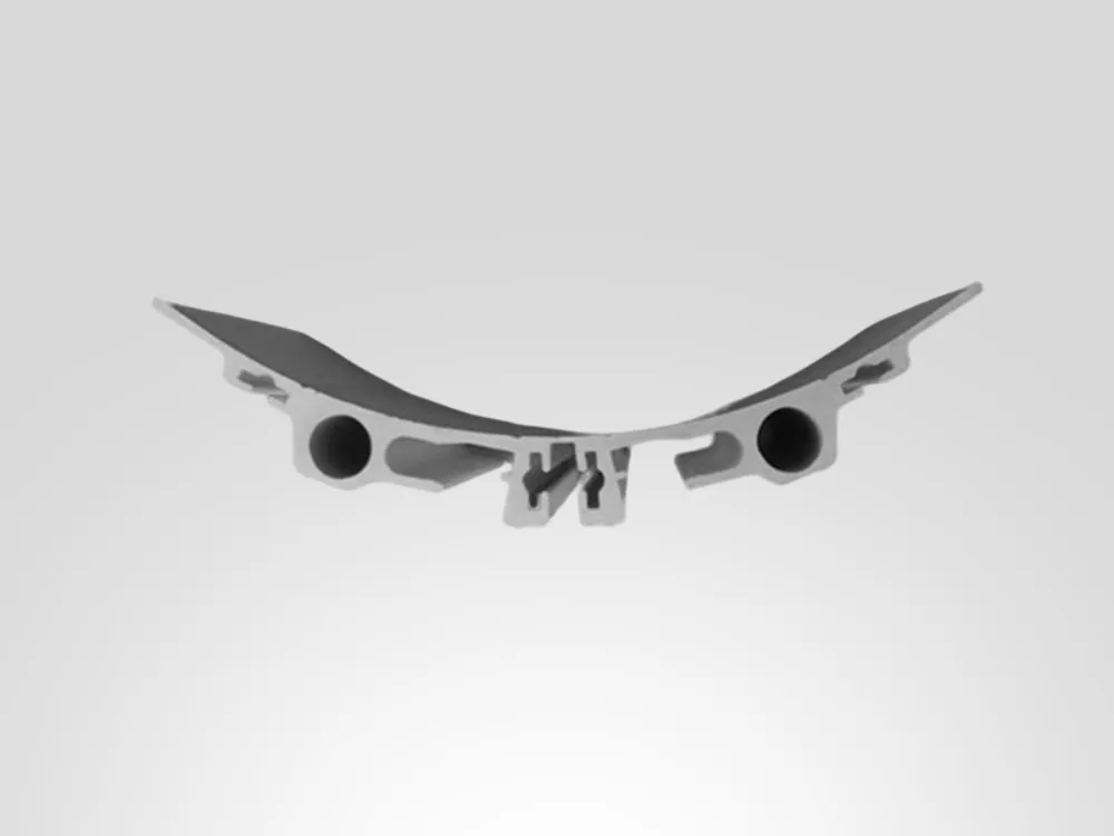 Aluminum profile, heat sink and mounting component