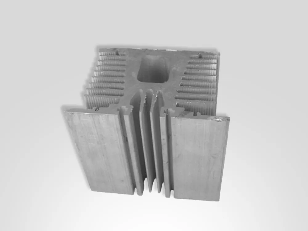 Aluminum profile, heat sink and mounting component