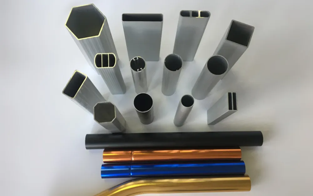 Aluminum profile, heat sink and machined part