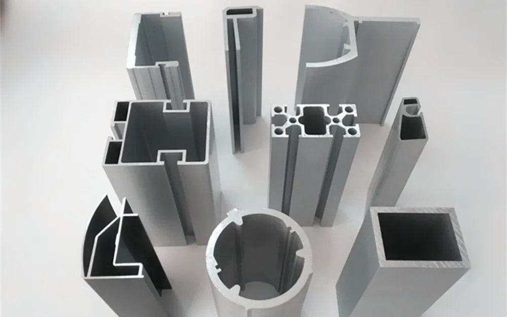 Aluminum profile, heat sink and machined part