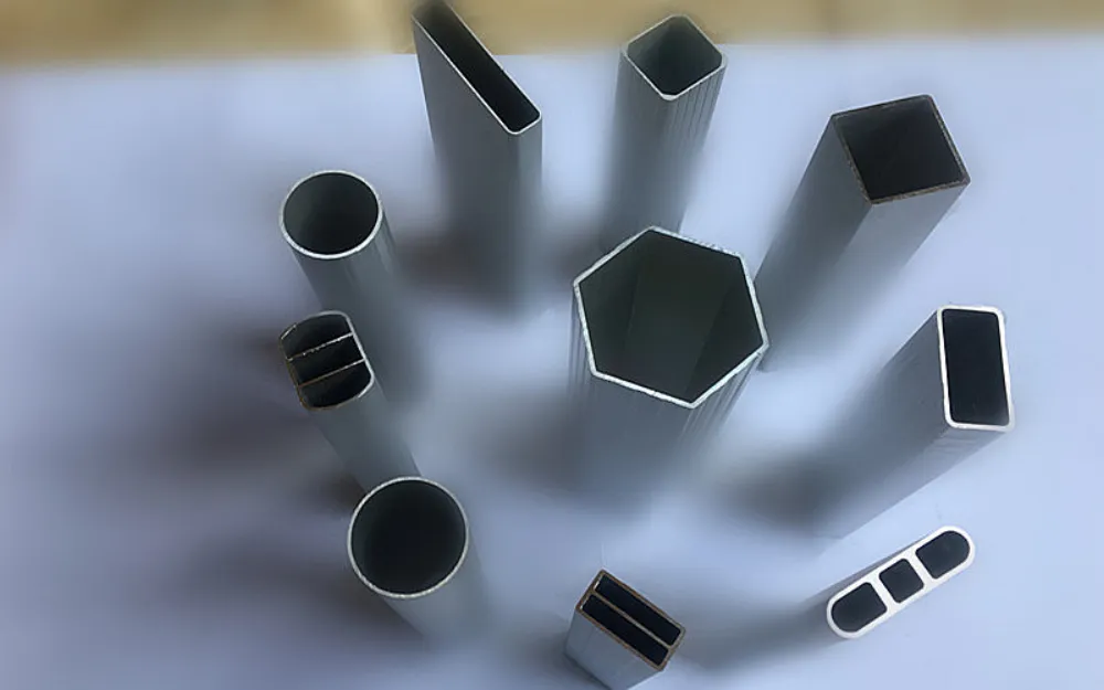 Aluminum profile, heat sink and machined part