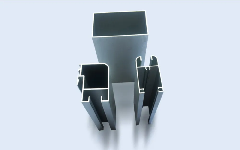 Aluminum profile, heat sink and machined part