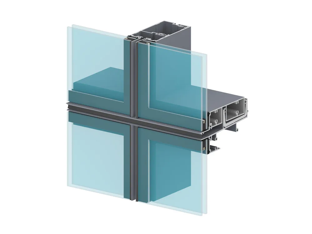 D145A Unitised Curtain Wall