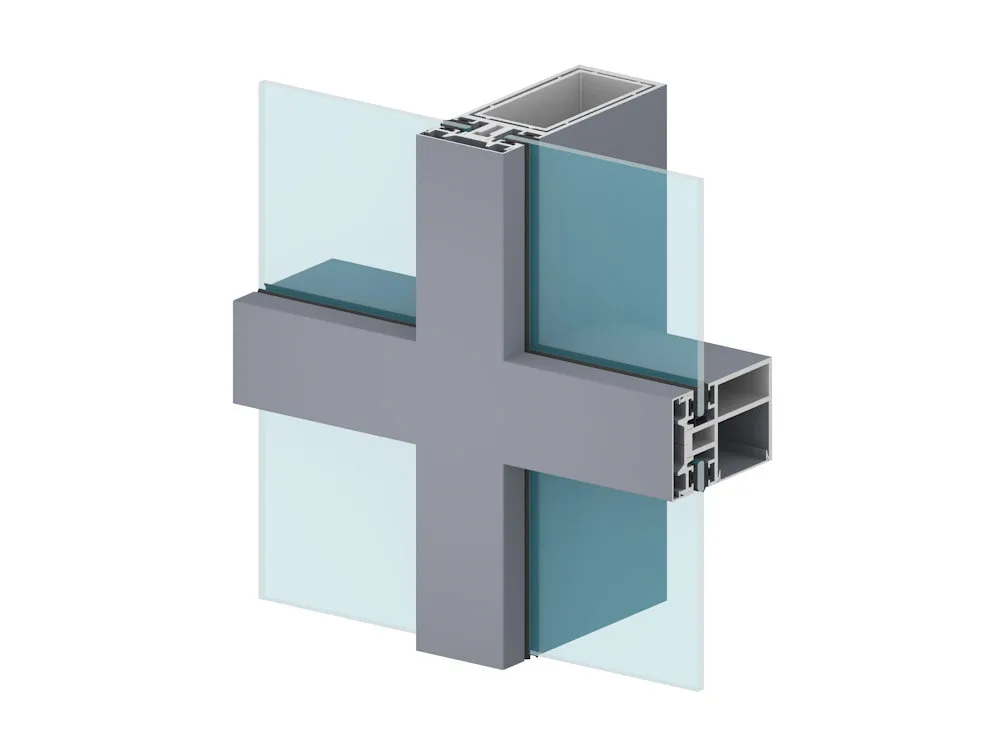 MQ200 Exposed-Frame Curtain Wall