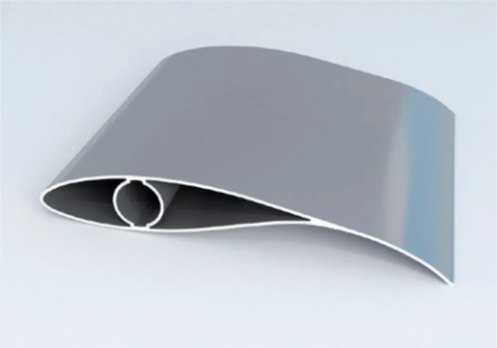Aluminum fan and blade structural profile