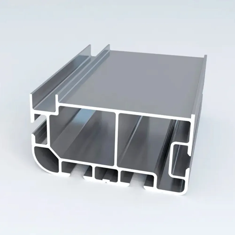 Aluminum door-plate structural profile
