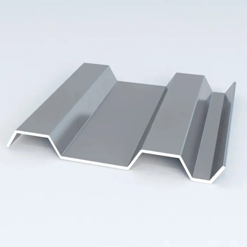 Aluminum corrugated standing-seam panel