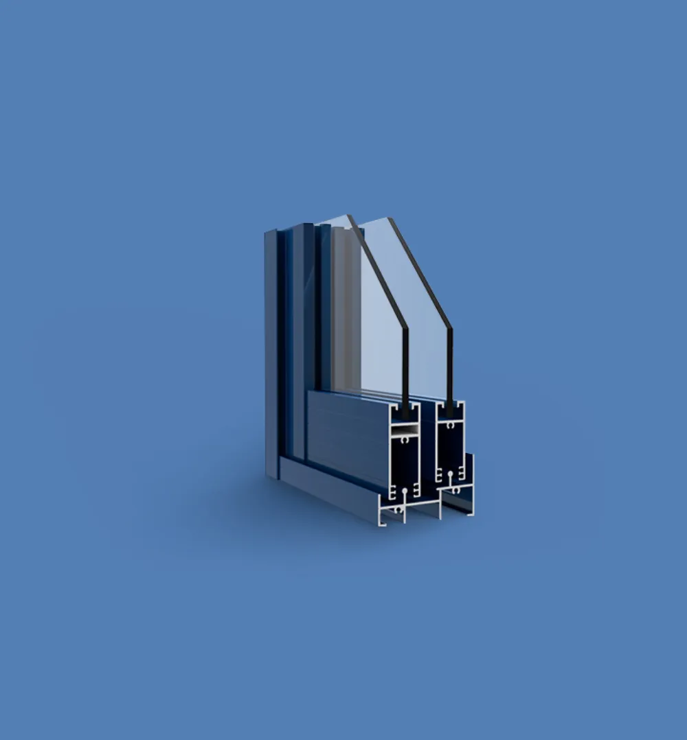 M135/180-60 Exposed-Frame Curtain Wall Profile