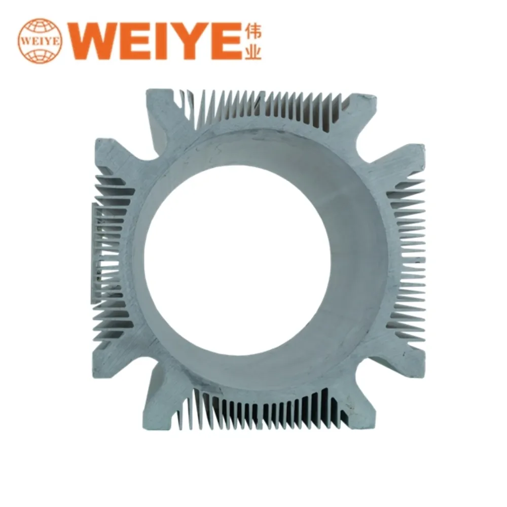 Aluminum finned heat-dissipation extrusion