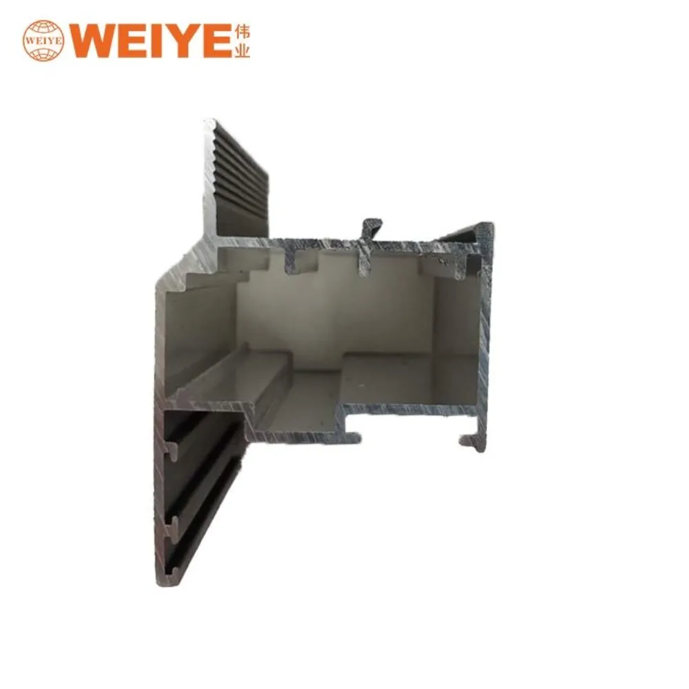 Aluminum window profile cross-section