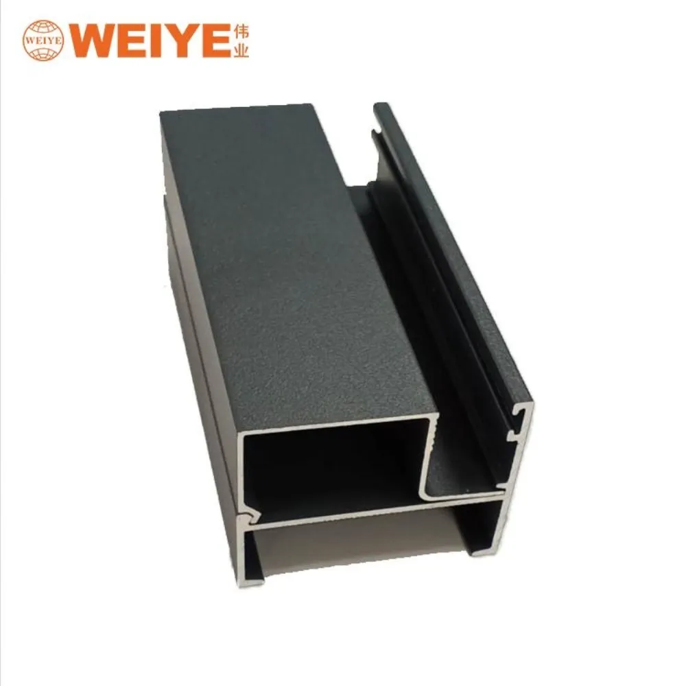 Aluminum closet-door box profile