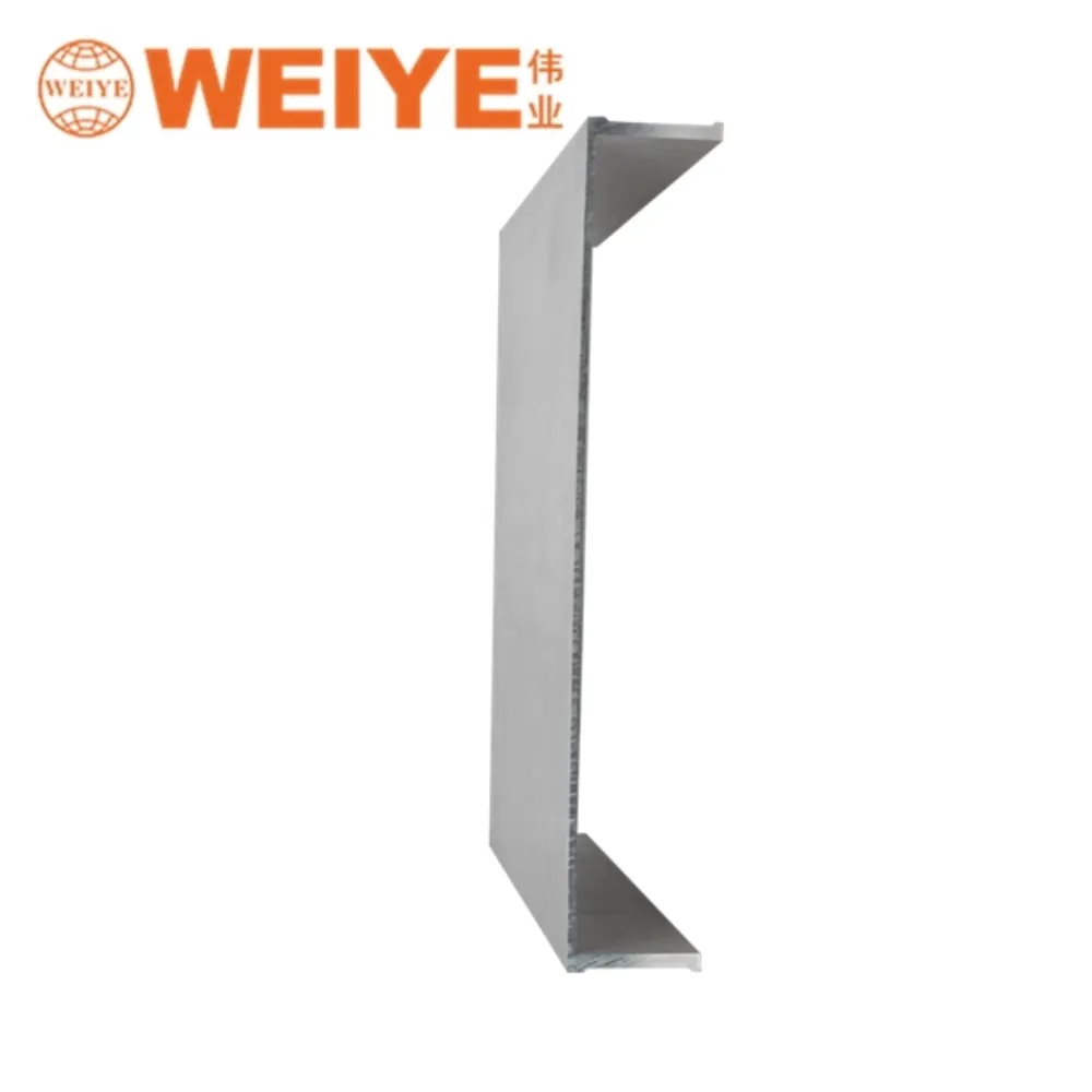 Aluminum louver blade profile