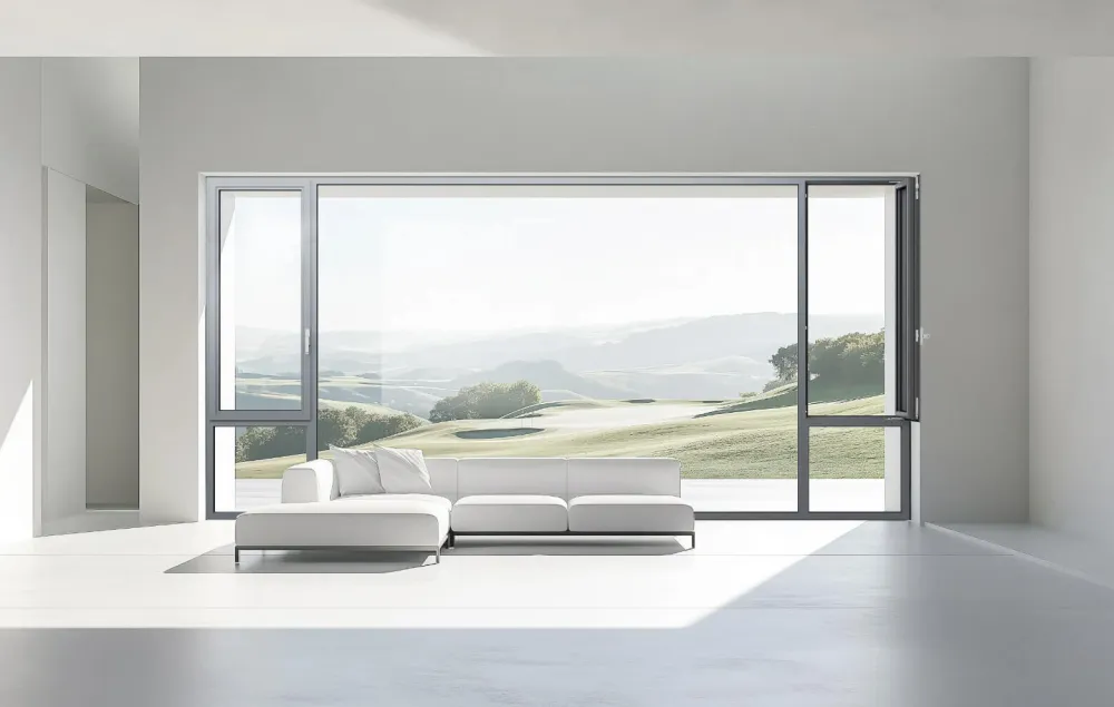 Aluminum casement and sliding window system