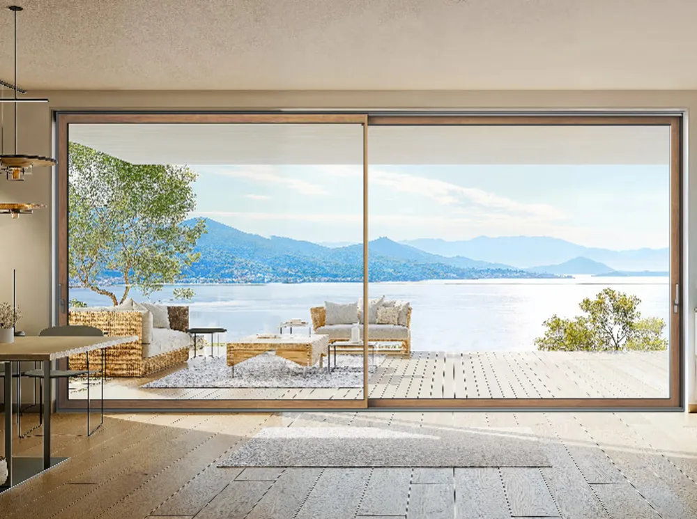 Aluminum large sliding door