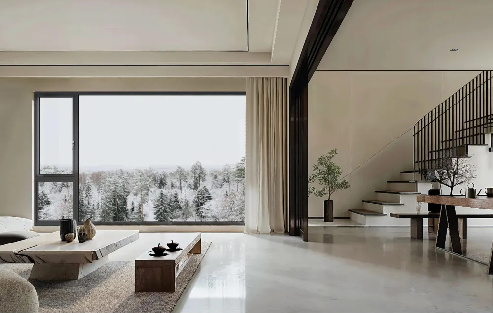Aluminum casement window