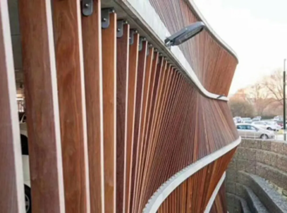 Aluminum Square Tube Wall Cladding