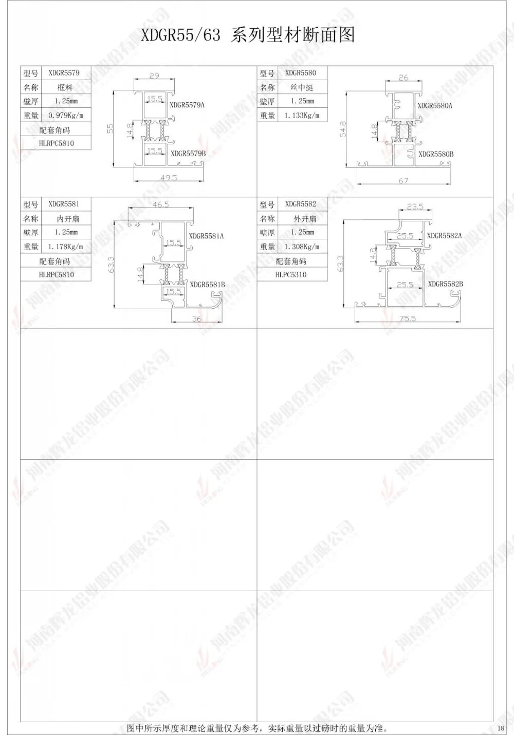 Window and Door Profiles