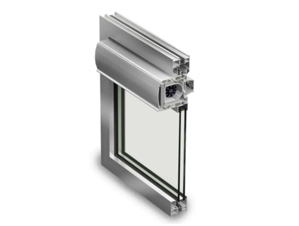 Aluminum curtain wall and window profile
