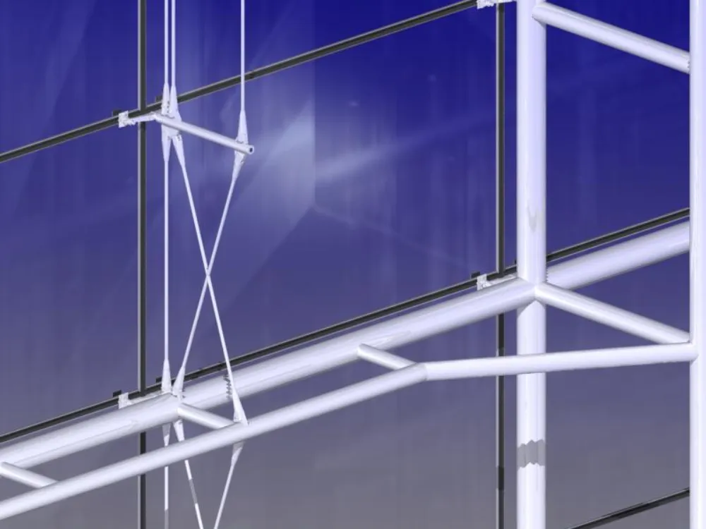 Aluminum curtain wall and window profile
