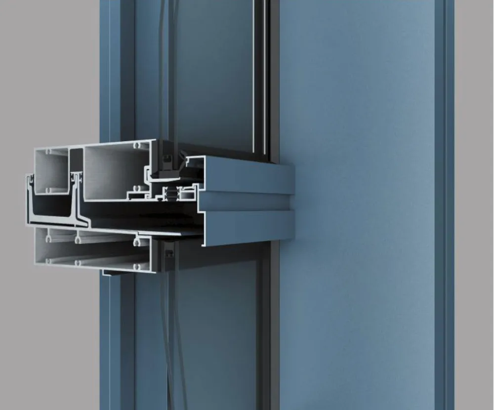 Aluminum window corner section