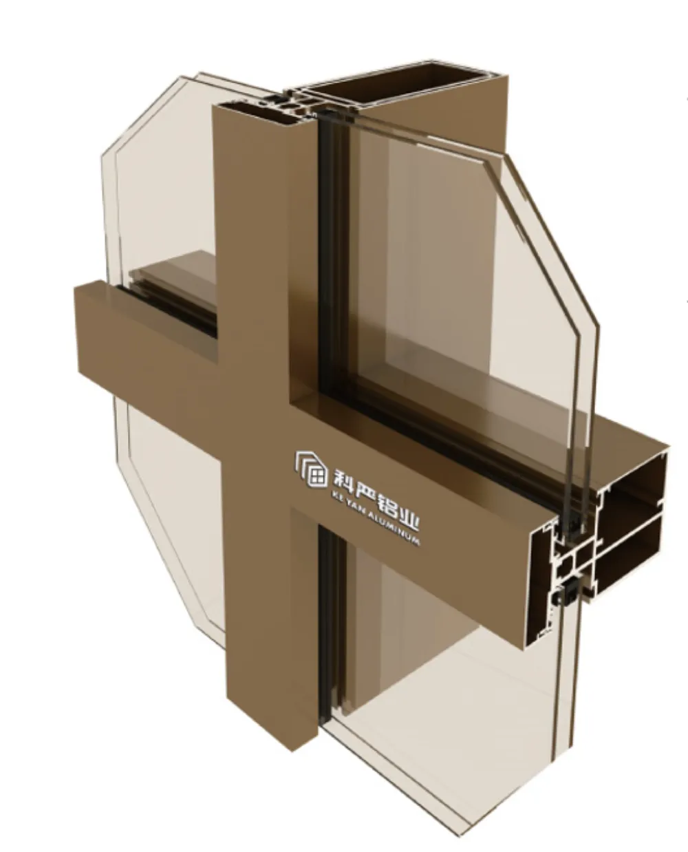 130 Exposed-Frame Curtain Wall Profile