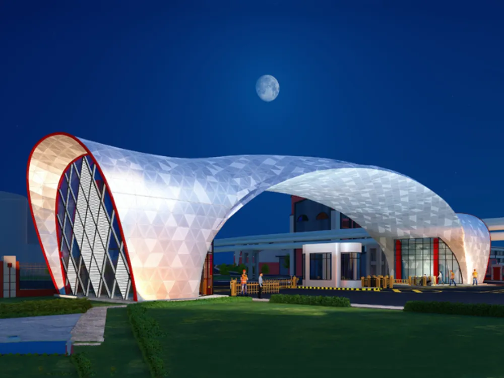 Double-Curved Aluminum Panel