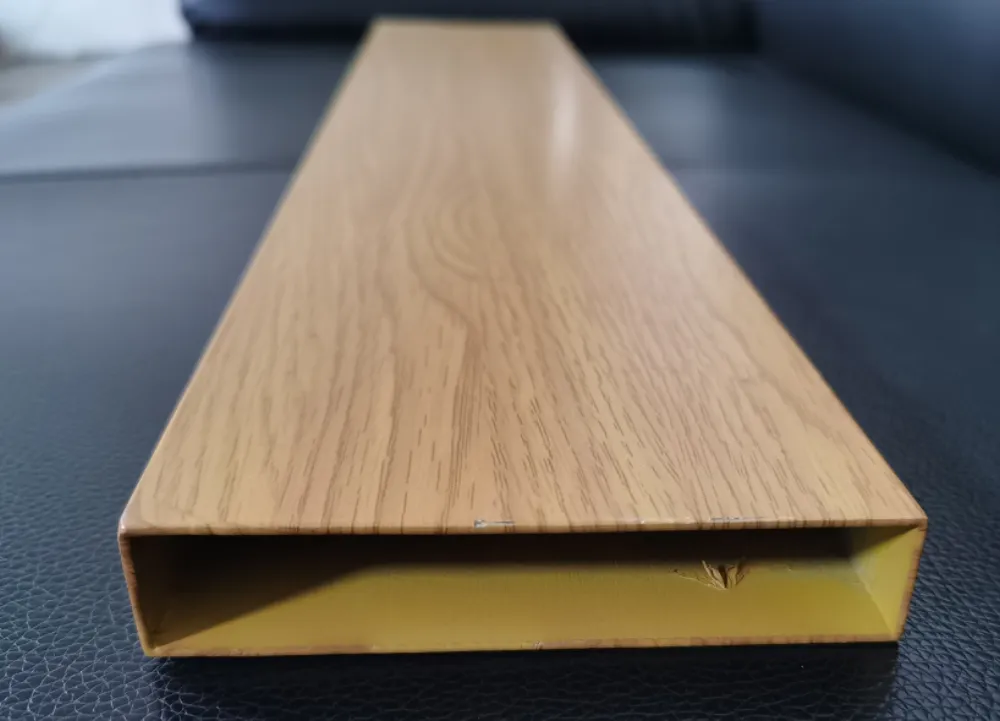 Wood-Grain Aluminum Square Tube