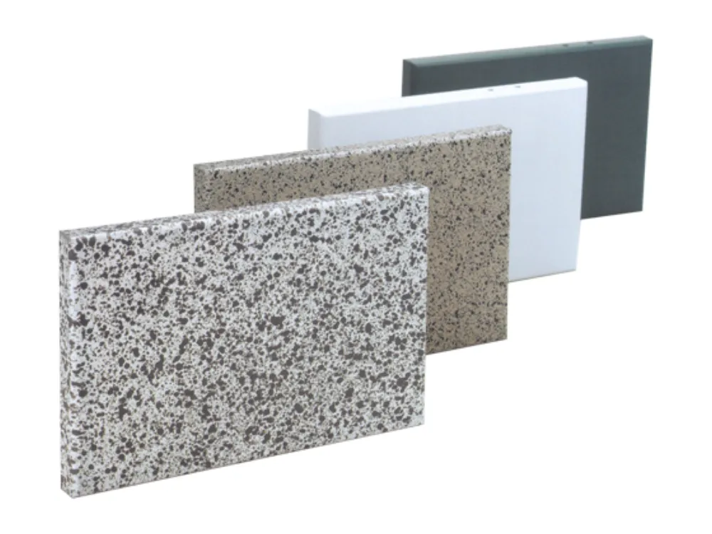 Spray-Coated Aluminum Panel