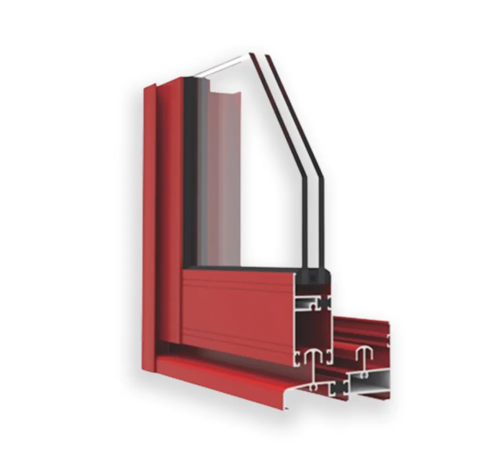 Glue-Injected Sliding Window Aluminum Profile