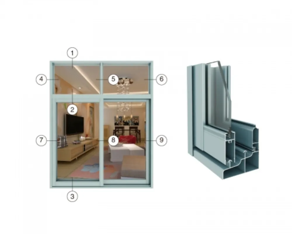 Aluminum Sliding Window Profile