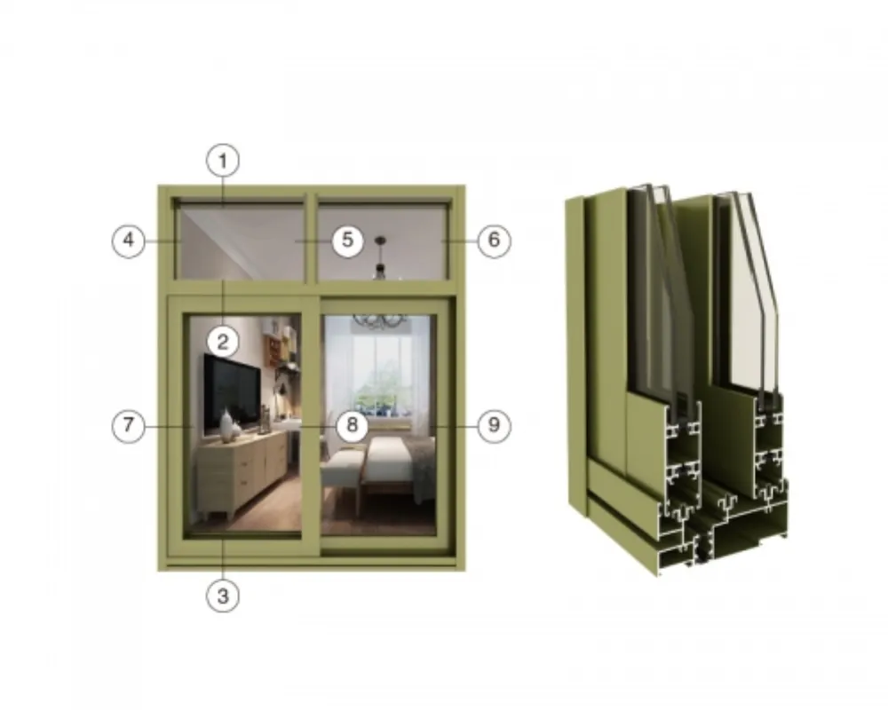 Thermal-Break Sliding Window Profile