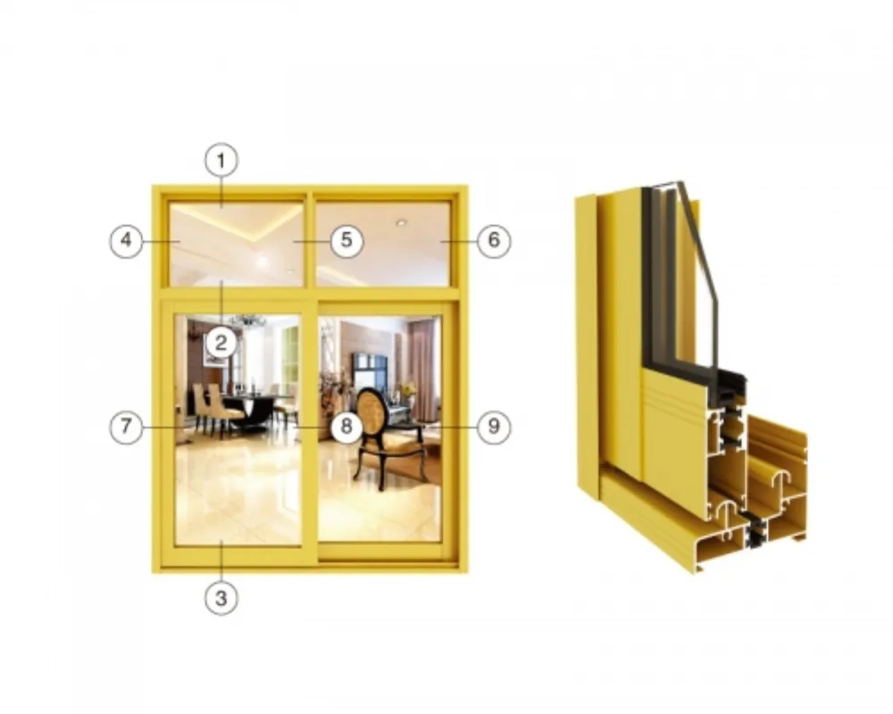Thermal-Break Sliding Window Profile