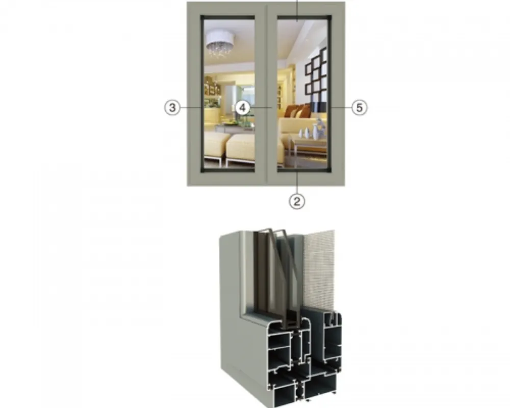 Thermal-Break Casement Window Profile