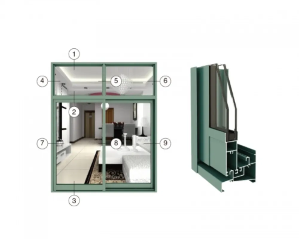 Thermal-Break Aluminum Sliding Window Profile