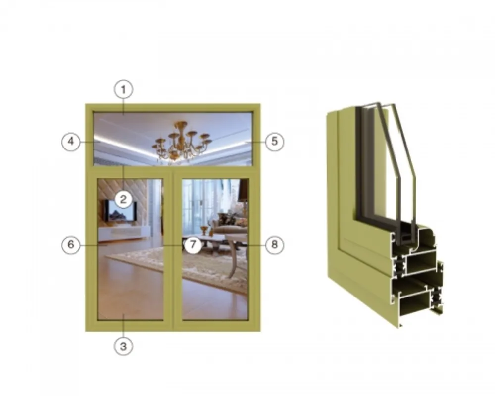 Thermal-Break Casement Window Profile