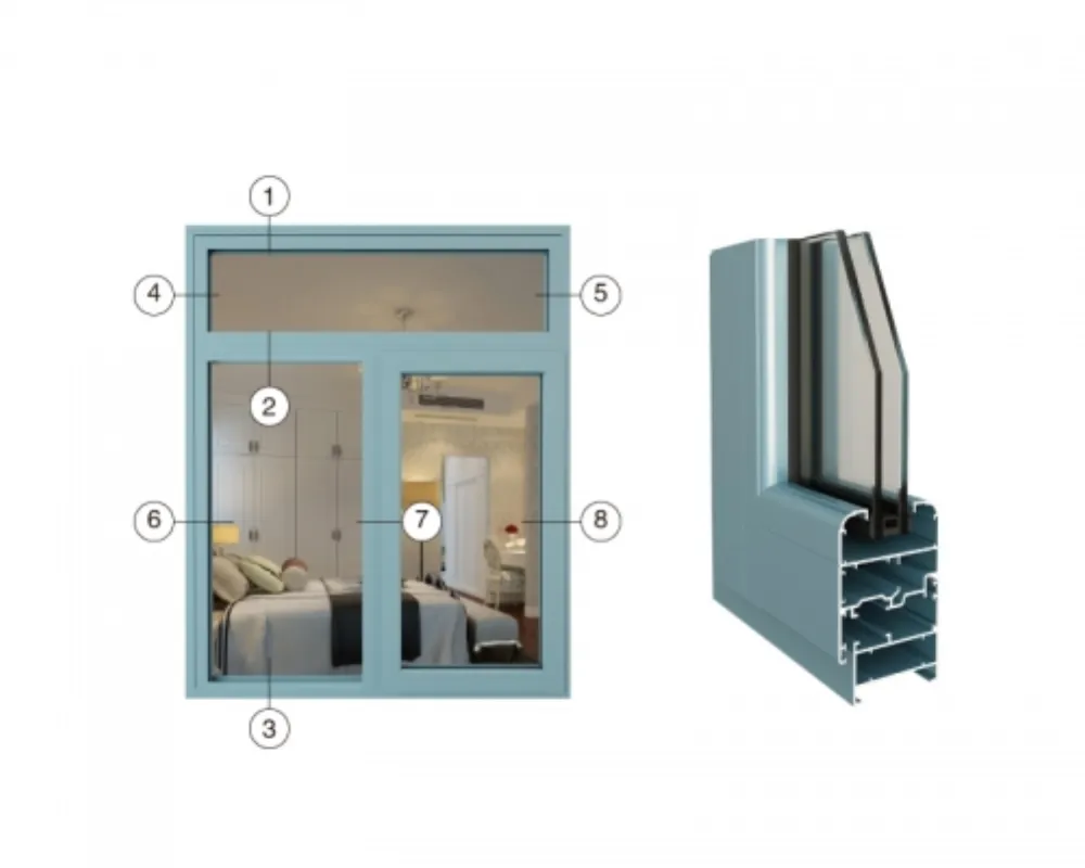 Aluminum Casement Window Profile