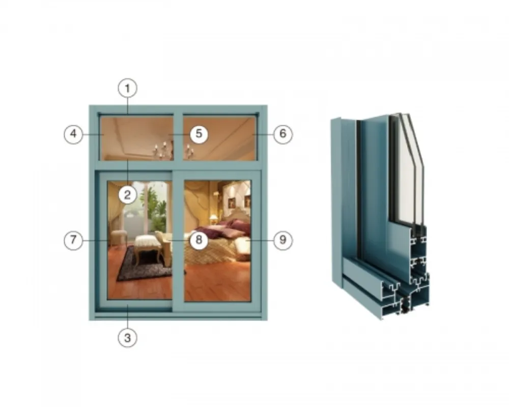 Thermal-Break Sliding Window Profile