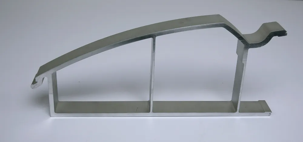 Aluminum extrusion profile and structural component